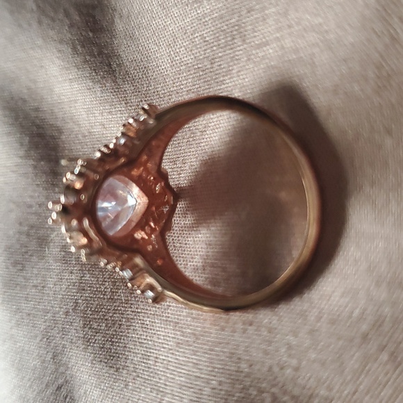 STERLING SILVER ROSE GOLD FANCY PEAR - Picture 3 of 4